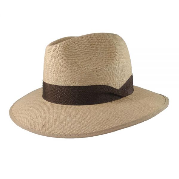 Summer Linen Hat Fedora Beige