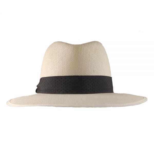 Summer Linen Hat Fedora Ecru