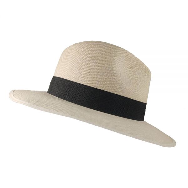 Summer Linen Hat Fedora Ecru