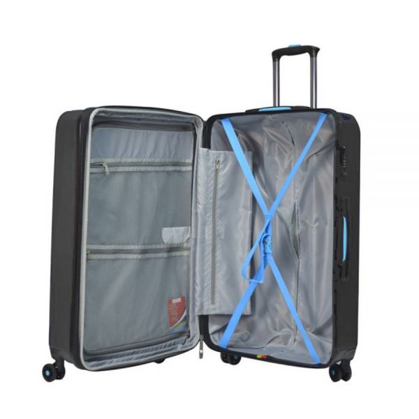 Set Large And Cabin Hard Expandable Luggages 4 Wheels BG Berlin Enduro  Titanium BG003/03/11TI