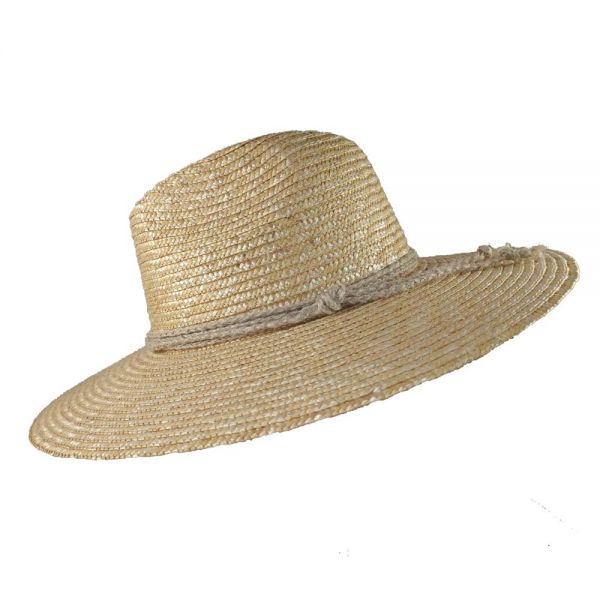 Summer Women's Sraw Hat With Cord