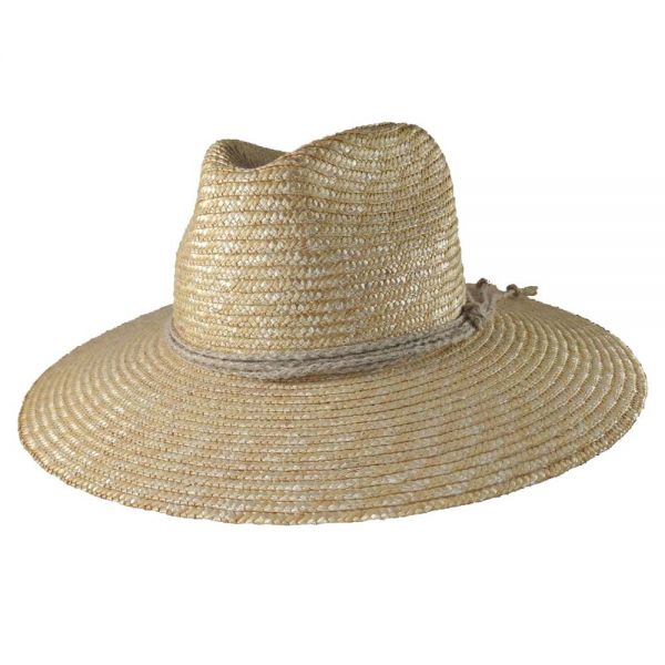 Summer Women's Sraw Hat With Cord