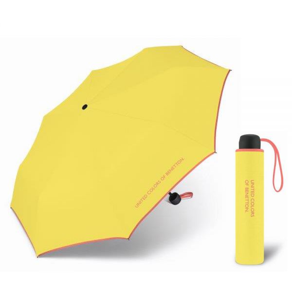 Folding Manual Umbrella United Colors of Benetton Lemmon Verbena