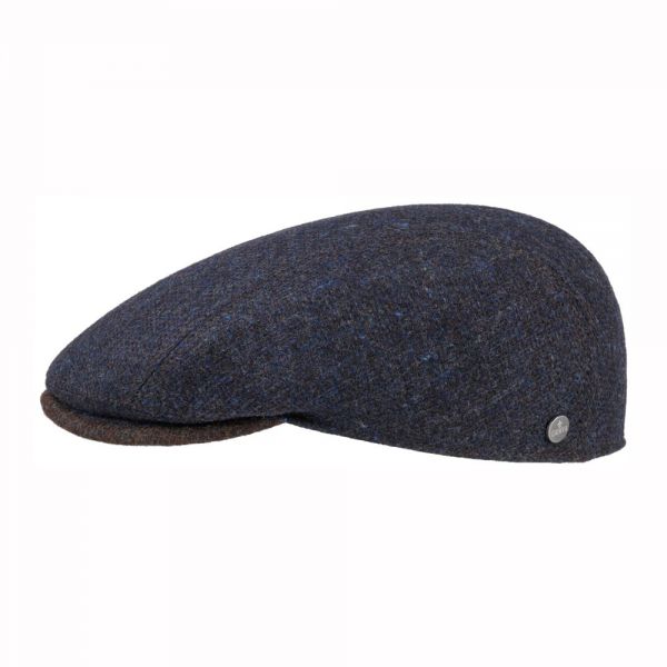 Winter Wool Flat Cap Lierys Blue