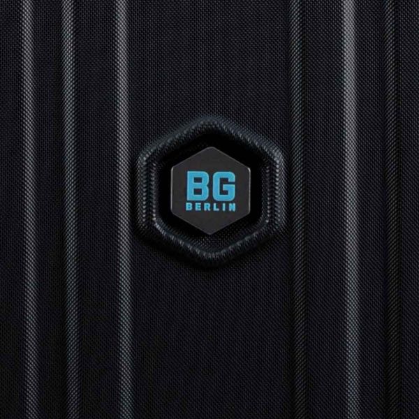 Set Large And Cabin Hard Expandable Luggages 4 Wheels BG Berlin Enduro  Titanium BG003/03/11TI