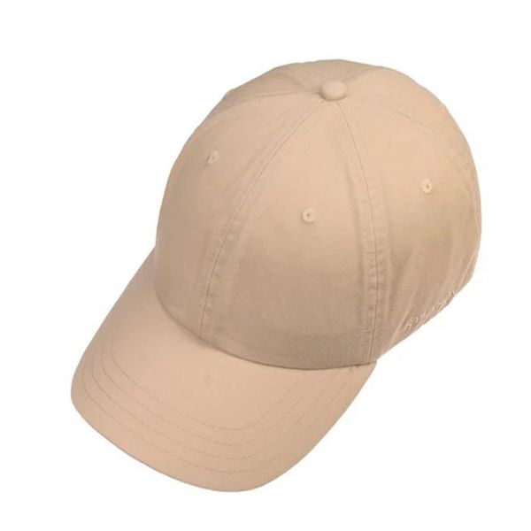 Καπέλο τζόκεϊ καλοκαιρινό βαμβακερό μπεζ Stetson Rector Cotton Baseball Hat Beige