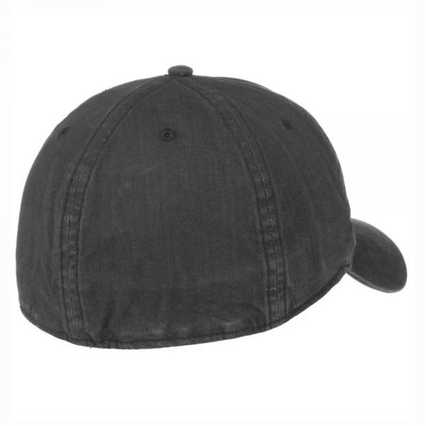Cotton Baseball Hat With UV Protection Stetson Delave Black