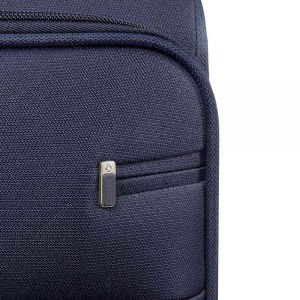 Medium Soft Expandable Luggage 4 Wheels Samsonite Base Boost  Spinner 66 / 24 cm Navy Blue