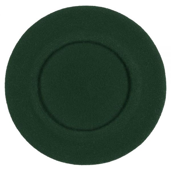 Winter Wool Beret Barascon Dark Green