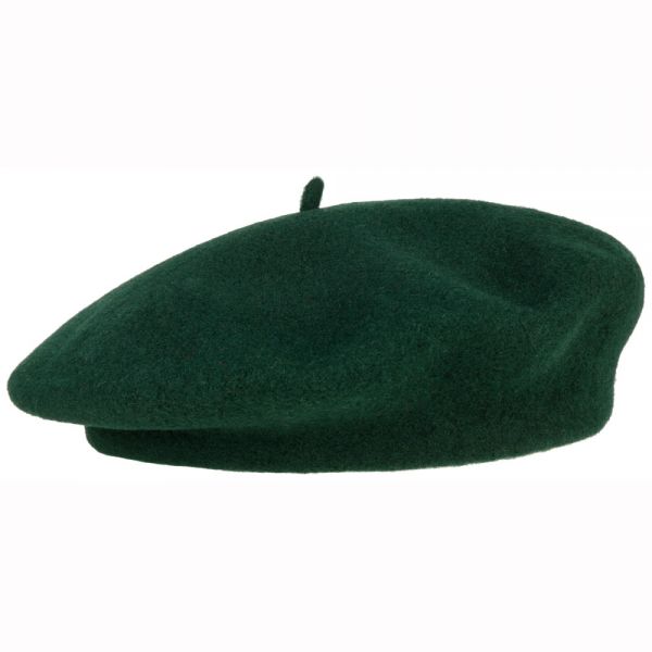 Καπέλο μπερές μάλλινος σκούρος πράσινος Barascon Wool Beret Dark Green