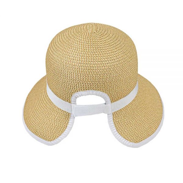 Women's Summer Straw Hat With Wide Brim