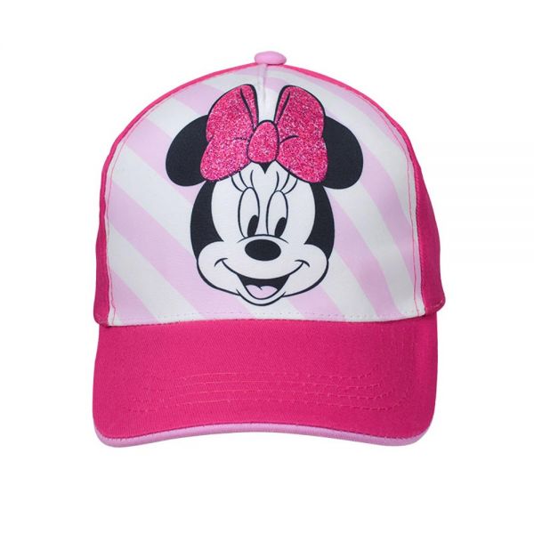 Summer Cap Disney Minnie Mouse Face Pink