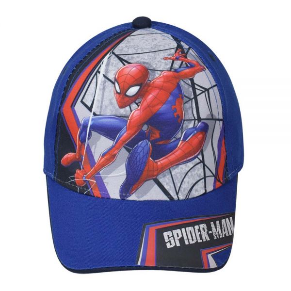 Καπέλο τζόκεϊ  καλοκαιρινό μπλε Spiderman S90175W