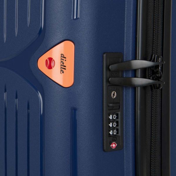 Cabin Hard Expandable Luggage 4 Wheels Dielle 140 Blue