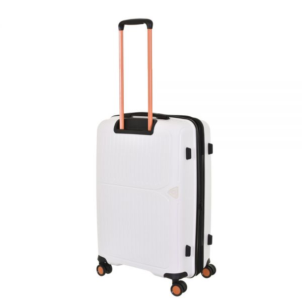 Cabin Hard Expandable Luggage 4 Wheels Dielle 140 White