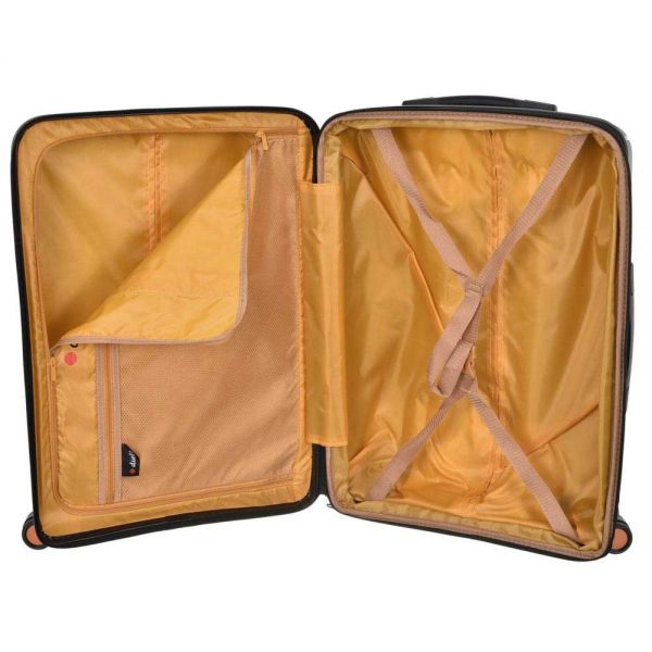 Βαλίτσα σκληρή μεγάλη επεκτάσιμη λευκή με 4 ρόδες Dielle 140 Expandable Luggage 4W 70cm