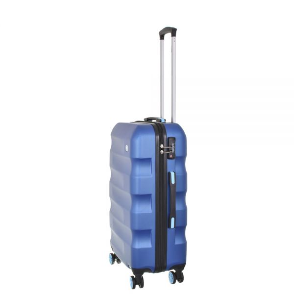 Βαλίτσα σκληρή μικρή μπλε με 4 ρόδες Dielle 150 55cm