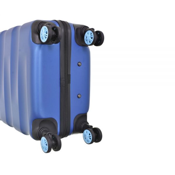 Cabin Hard Luggage 4 Wheels Dielle 150 Blue