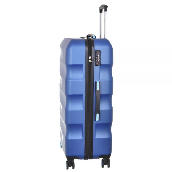 Large Hard Luggage With 4 Wheels  Dielle 150 70cm Blue