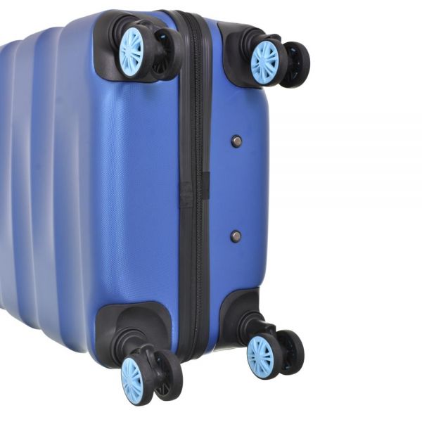 Large Hard Luggage With 4 Wheels  Dielle 150 70cm Blue