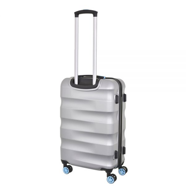 Cabin Hard Luggage 4 Wheels Dielle 150 Silver