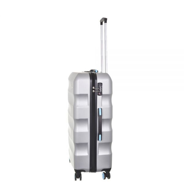 Cabin Hard Luggage 4 Wheels Dielle 150 Silver