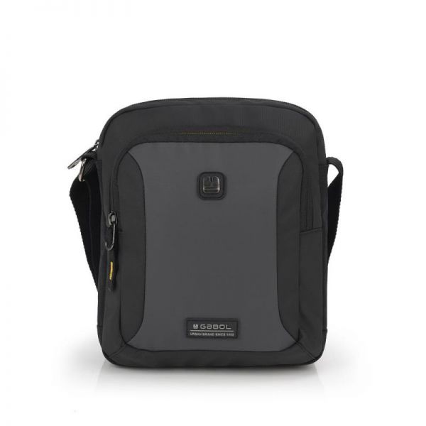 Men's Medium Shoulder Bag Gabol Saturn  542911 Black