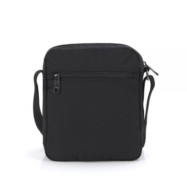 Men's Medium Shoulder Bag Gabol Saturn  542911 Black