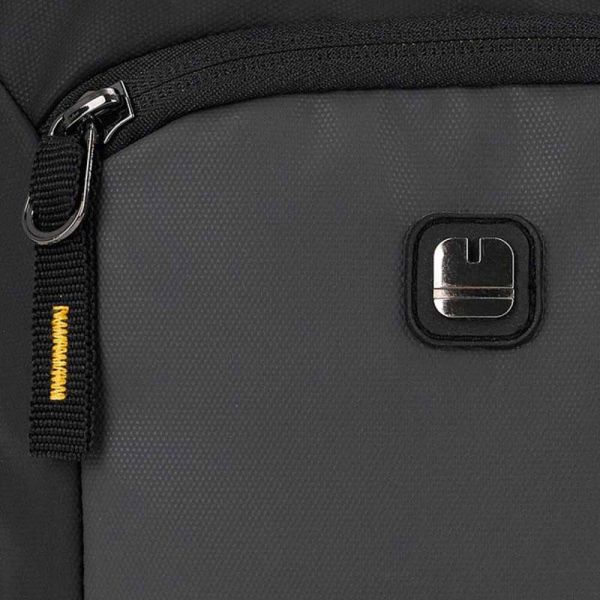 Men's Medium Shoulder Bag Gabol Saturn  542911 Black