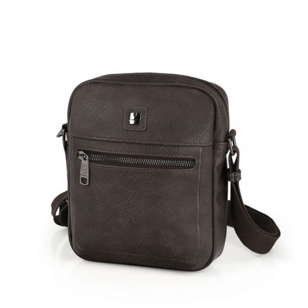 Men's Shoulder Bag Gabol Tibet Brown