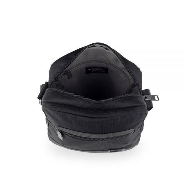 Men's Medium Shoulder Bag Gabol Stone  544612 Black