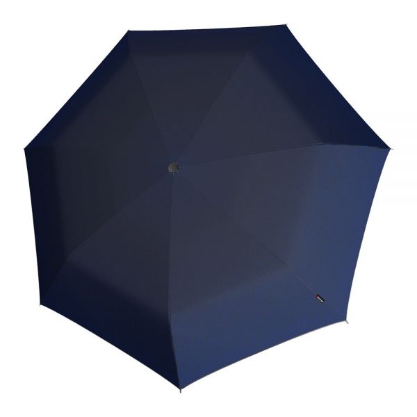 Ομπρέλα mini σπαστή χειροκίνητη μπλε Knirps T.020 Ecorepel Manual Focus Blue