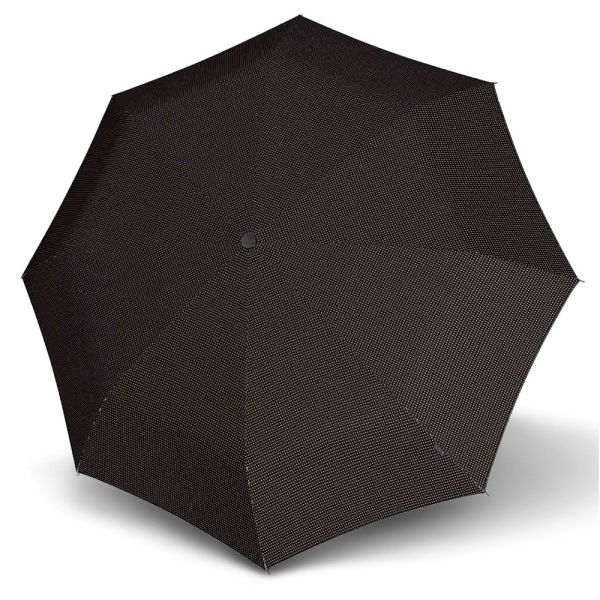 Automatic Open - Close Folding Umbrella Knirps T.260 Duomatic Medium Watson Tabacco