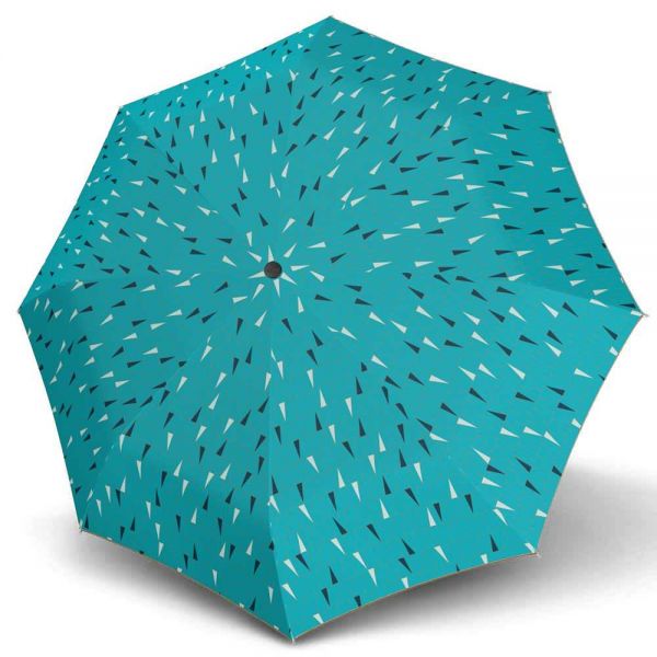 Automatic Open - Close Folding Umbrella Knirps A.200 Duomatic Medium Enjoy Mint