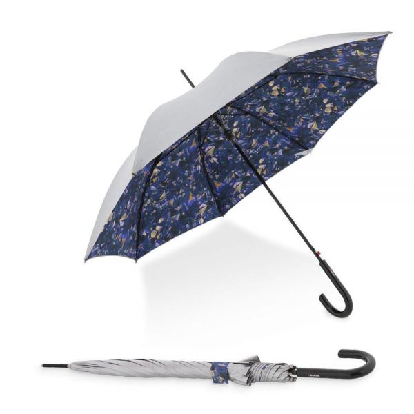 Automatic Stick Umbrella With UV Protection Knirps T.260 Feel Lapis