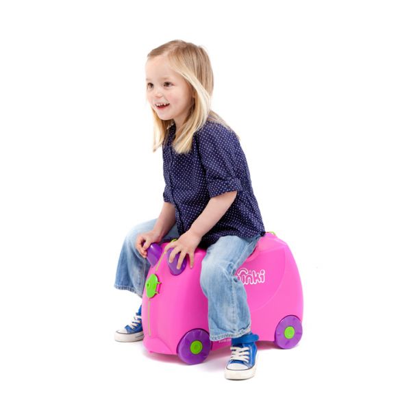 Kids Cabin Luggage Trunki Trixie Pink