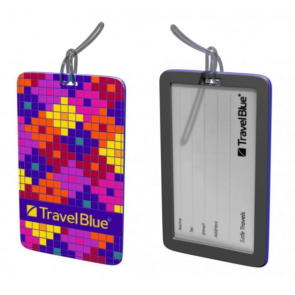 Ετικέτες βαλιτσών Travel Blue Puzzle