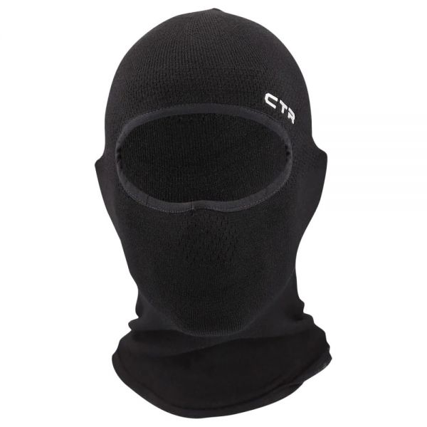 Balaclava  CTR Adrenaline Seamless Knit Merino Wool Black