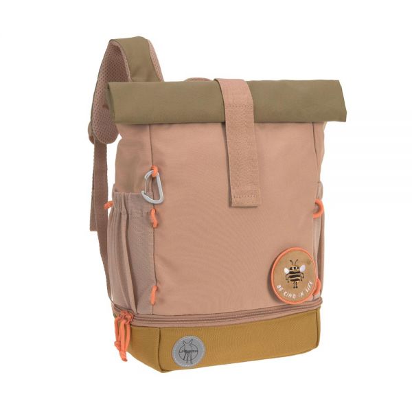 Kids Mini Rolltop Nature Backpack Lässig Pink