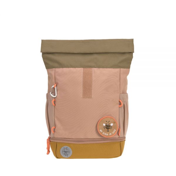 Σακίδιο πλάτης παιδικό ροζ Lässig Mini Rolltop Nature Backpack Pink