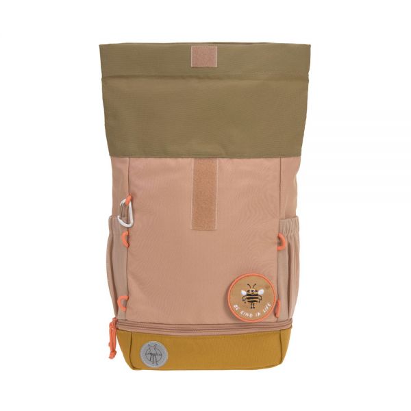 Σακίδιο πλάτης παιδικό ροζ Lässig Mini Rolltop Nature Backpack Pink