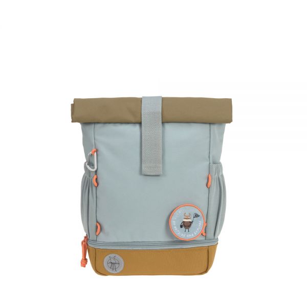 Σακίδιο πλάτης παιδικό σιέλ Lässig Mini Rolltop Nature Backpack Light Blue