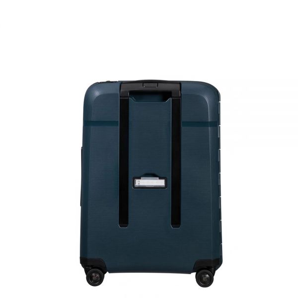 Βαλίτσα σκληρή 4 ρόδες μικρή σκούρο μπλε Samsonite Magnum Eco Spinner 55 / 20 Midnight Blue