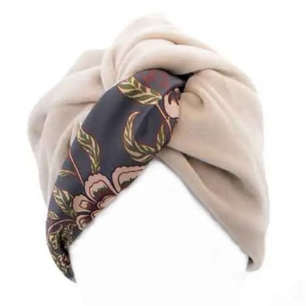 Women's Silk Winter Duble Face Turban VinD Maryvette