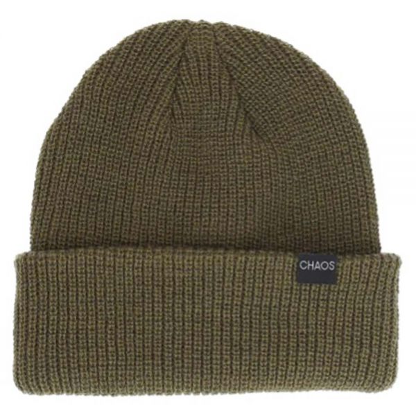 Σκούφος πλεκτός λαδί Chaos Trouble Merino Beanie Olive