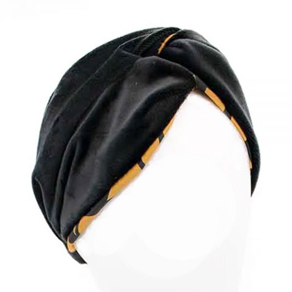 Women's Silk Winter Duble Face Ribbon - Turban VinD Nerina Honey