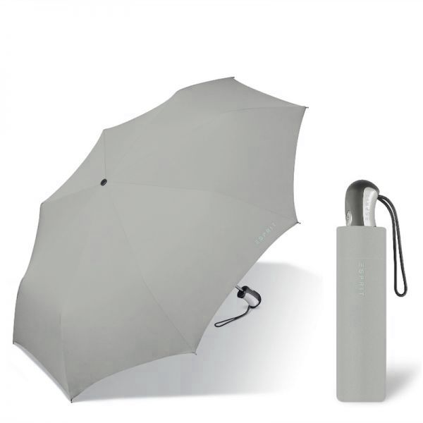 Ομπρέλα σπαστή ανοιχτό γκρι με αυτόματο άνοιγμα - κλείσιμο Esprit Easymatic Folding Umbrella Taupe