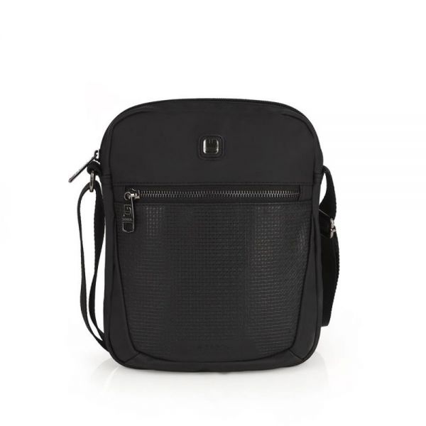 Τσάντα ώμου μεγάλη μαύρη Gabol Devon Shoulder Bag Black
