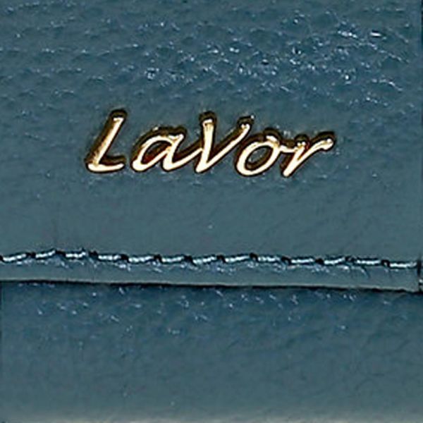 Πορτοφόλι δερμάτινο γυναικείο ανοιχτό μπλε LaVor 6018