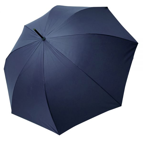 Long Automatic Umbrella With Wooden Handle Guy Laroche Blue